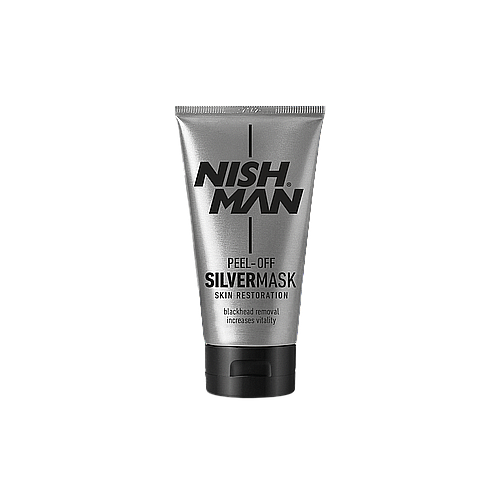 Nish Man Face Peel Off Mask Silver 150ml