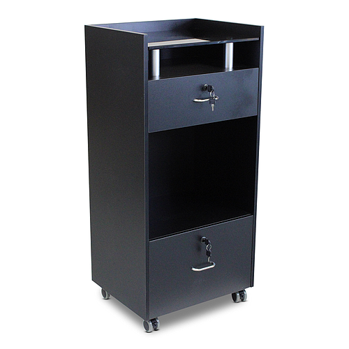 Salon360 Kennedy Salon Reception Desk Black