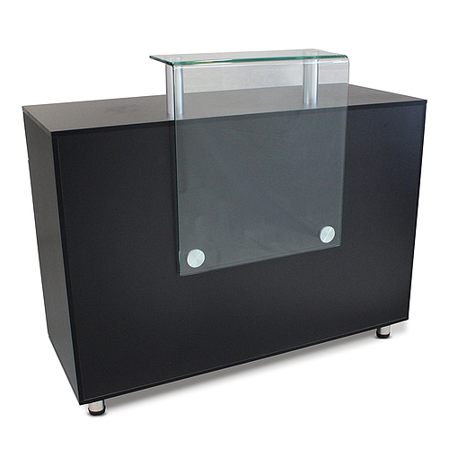 Salon360 Max Salon Reception Desk Black