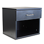 Salon360 Terry Salon Wall Hanging Cabinet With Drawer Black ***