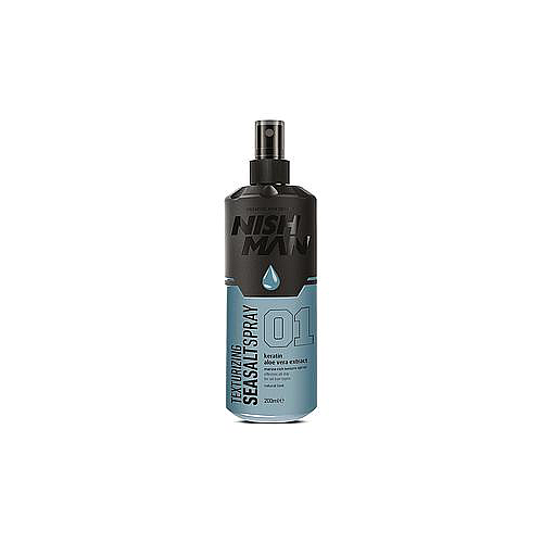 Nish Man Sea Salt Spray Keratin & Aloe Vera Extract 01 200ml