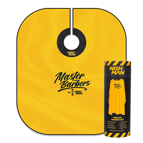 Nish Man Barber One Cape - Yellow