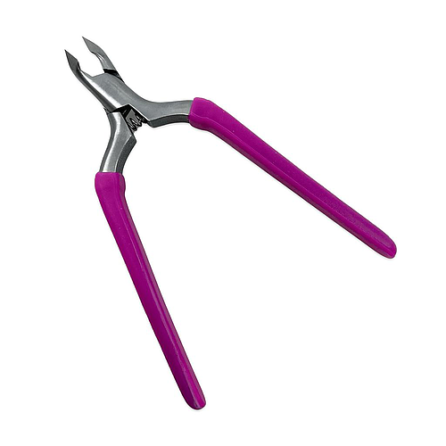 Teze Cuticle Nipper Pink Straight Handle