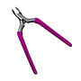 Teze Cuticle Nipper Pink Straight Handle