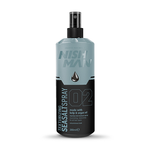 Nish Man Sea Salt Spray Kelp & Argan Oil 02 200ml