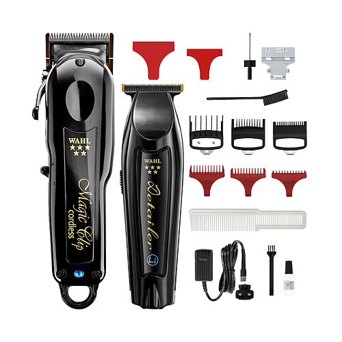 WAHL All Black Magic Clipper & Detailer Trimmer Combo